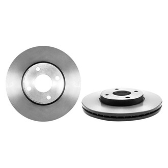 Brembo® - UV Coated Series Plain Vented Front Brake Rotor