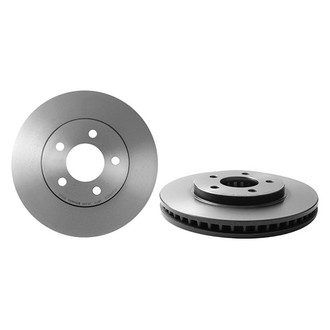 Brembo® - UV Coated Series Plain Vented Front Brake Rotor