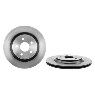 Brembo® - UV Coated Series Plain Vented Rear Brake Rotor