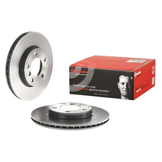 Brembo® - UV Coated Series Plain Vented Front Brake Rotor