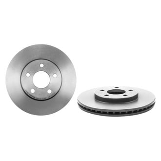 Brembo® - UV Coated Series Plain Vented Front Brake Rotor