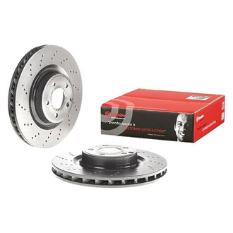 Brembo® - UV Coated Series Drilled Vented Front Brake Rotor
