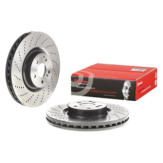 Brembo® - UV Coated Series Drilled Vented Front Brake Rotor