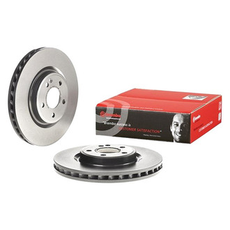 Brembo® - UV Coated Series Plain Vented Front Brake Rotor
