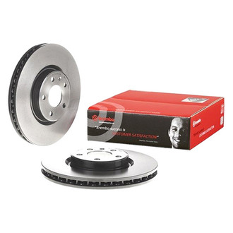 Brembo® - UV Coated Series Plain Vented Front Brake Rotor