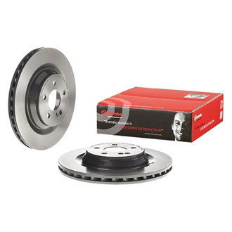 Brembo® - UV Coated Series Plain Vented Rear Brake Rotor