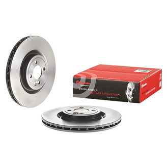 Brembo® - UV Coated Series Plain Vented Front Brake Rotor
