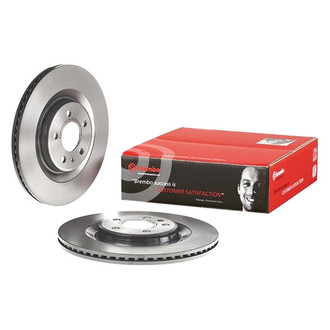Brembo® - UV Coated Series Plain Vented Rear Brake Rotor