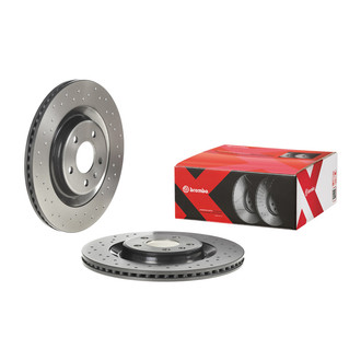Brembo® - Premium Xtra 1-Piece Rear Brake Rotor