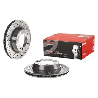 Brembo® - UV Coated Series Drilled Vented Rear Brake Rotor