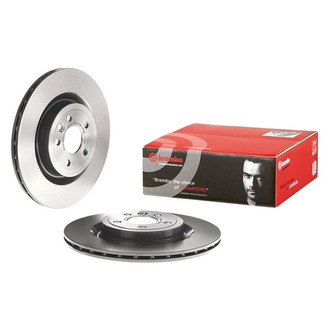 Brembo® - UV Coated Series Plain Vented Rear Brake Rotor