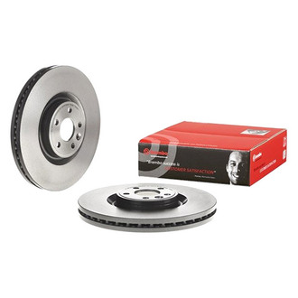 Brembo® - UV Coated Series Plain Vented Rear Brake Rotor