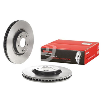 Brembo® - UV Coated Series Plain Vented Front Brake Rotor