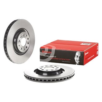 Brembo® - UV Coated Series Plain Vented Front Brake Rotor