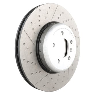 Brembo® - OE Replacement Drilled and Slotted Vented Front Brake Rotor