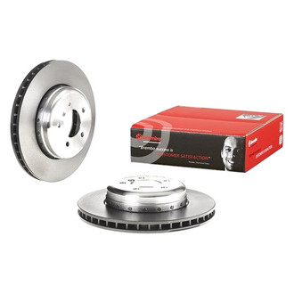Brembo® - OE Replacement Plain Vented Front Brake Rotor