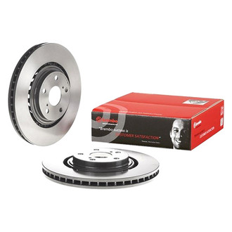 Brembo® - UV Coated Series Plain Vented Front Brake Rotor