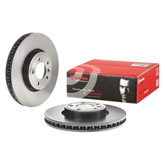 Brembo® - UV Coated Series Plain Vented Front Brake Rotor