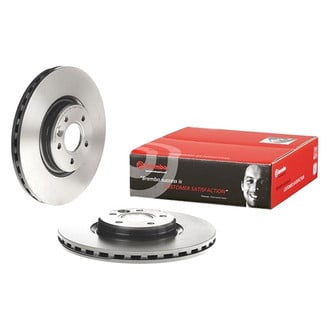 Brembo® - UV Coated Series Plain Vented Front Brake Rotor