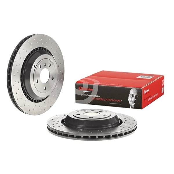 Brembo® - UV Coated Series Drilled 1-Piece Rear Brake Rotor