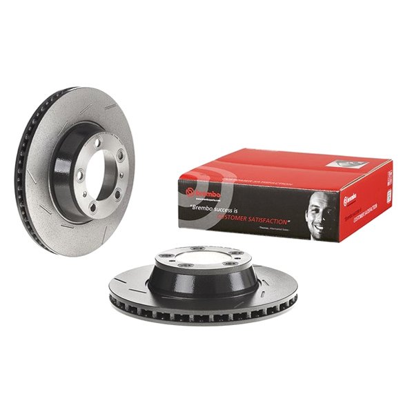 Brembo® - UV Coated Series Slotted 1-Piece Rear Brake Rotor