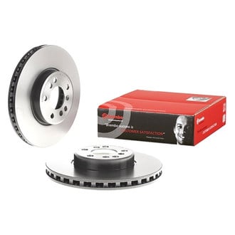 Brembo® - UV Coated Series Plain Vented Front Brake Rotor