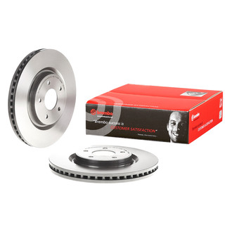 Brembo® - UV Coated Plain Vented Front Brake Rotor