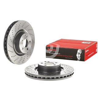 Brembo® - UV Coated Drilled Vented Front Brake Rotor