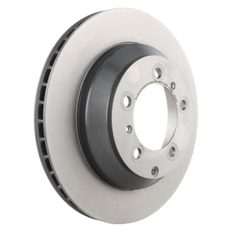 Brembo® - UV Coated Plain Vented Rear Brake Rotor