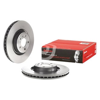 Brembo® - UV Coated Series Plain Vented Front Brake Rotor
