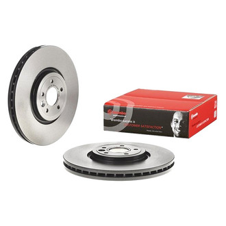 Brembo® - UV Coated Series Plain Vented Front Brake Rotor