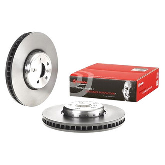 Brembo® - OE Replacement Plain Vented Front Passenger Side Brake Rotor