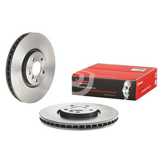 Brembo® - UV Coated Series Plain Vented Front Brake Rotor