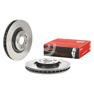 Brembo® - UV Coated Series Plain Vented Front Brake Rotor