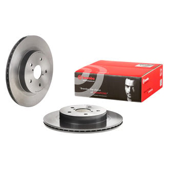 Brembo® - OE Replacement Plain Vented Rear Brake Rotor