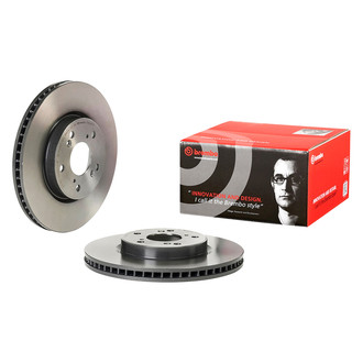 Brembo® - UV Coated Series Plain Vented Front Brake Rotor