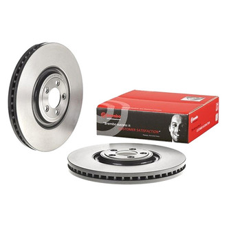 Brembo® - UV Coated Series Plain Vented Front Brake Rotor