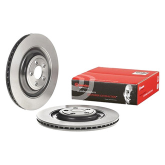 Brembo® - UV Coated Series Plain Vented Rear Brake Rotor