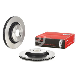 Brembo® - UV Coated Series Plain Vented Front Brake Rotor