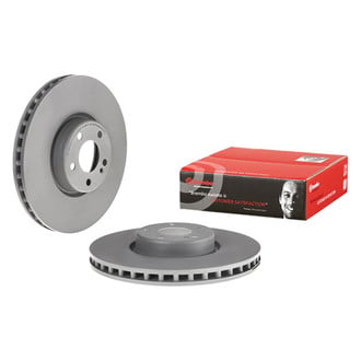 Brembo® - OE Replacement Plain Vented Front Brake Rotor