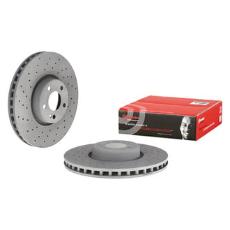 Brembo® - OE Replacement Drilled Vented Front Brake Rotor