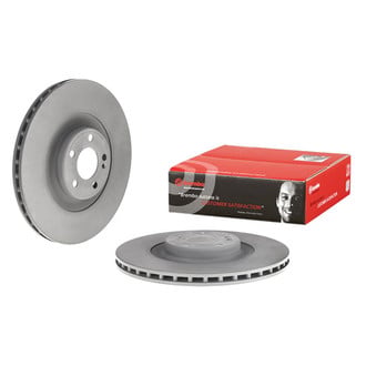 Brembo® - OE Replacement Plain Vented Rear Brake Rotor