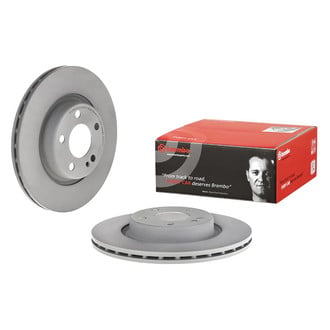 Brembo® - OE Replacement Plain Vented Rear Brake Rotor