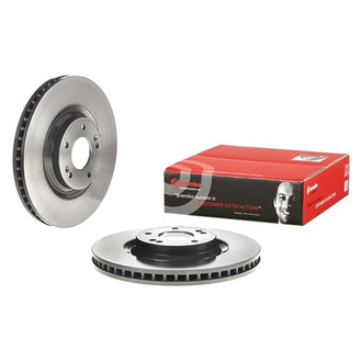 Brembo® - UV Coated Series Plain Vented Front Brake Rotor