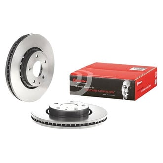 Brembo® - UV Coated Series Plain Vented Front Brake Rotor