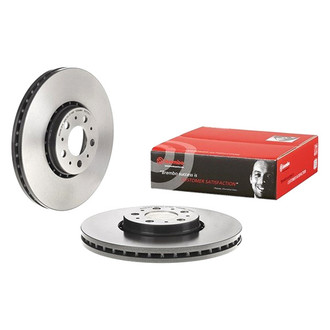 Brembo® - UV Coated Plain Vented Brake Rotor