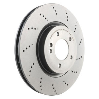 Brembo® - UV Coated Series Plain Vented Rear Brake Rotor