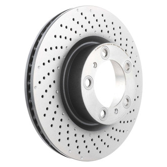 Brembo® - UV Coated Drilled Vented Front Passenger Side Brake Rotor