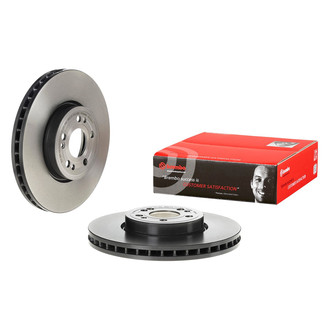 Brembo® - UV Coated Plain Vented Brake Rotor