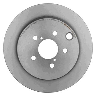 Brembo® - UV Coated Plain Vented Rear Brake Rotor